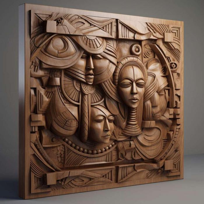 نموذج ثلاثي الأبعاد لآلة CNC 3D Art 